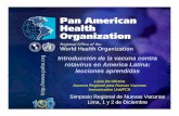 Introducción de la vacuna contra rotavirus en America Latinanew.paho.org/hq/dmdocuments/2009/introduccion-de-la-vacuna... · operacionales (cadena de frío, transporte, entrenamientos,