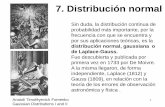 7. Distribución normal - matap.dmae.upm.es · Características de la distribución Normal