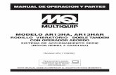 MODELO AR13HA, AR13HAR - service.multiquip.comservice.multiquip.com/pdfs/AR13HA-R-rev-5-spanish-manual.pdfmanual de operacion y partes revisión #5 (11/09/09) modelo ar13ha, ar13har