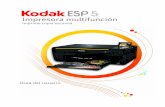 Impresora multifunción - resources.kodak.comresources.kodak.com/support/pdf/es/manuals/urg01061/ESP5_UG_es.… · La impresora multifunción Kodak ESP 5 le permite imprimir, copiar