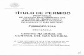 TÍTULO DE PERMISO - El portal único del gobierno. | gob.mx€¦ · V. Elaborar un libro blanco del procedimiento de transferencia de recursos, ... Hasta en tanto concluye la transferencia