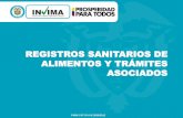 REGISTROS SANITARIOS DE ALIMENTOS Y ... - invima .INSTITUTO ( ) ... FORMULARIOS Y CÓMO DILIGENCIARLOS?