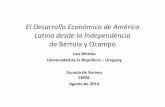 El DesarrolloEconómicode América Latina desdela …edgedebate.weebly.com/uploads/2/5/7/1/25713546/27.08.14...Cuadro 1.1. PIB per cápita, población y PIB 1500-2008, por regiones