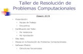 Taller de Resolución de Problemas Computacionales · Taller de Resolución de Problemas Computacionales PSeInt: Estructura Repetitiva Condicionada ó Ciclo Mientras Reglas de funcionamiento: