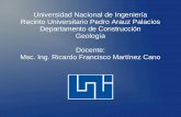 Universidad Nacional de Ingeniería Recinto Universitario …docentes.uni.edu.ni/ftc/Ricardo.Martinez/geologia... · 2013-07-21 · fue a 25 kilómetros al Este y en Chile a 320 kilómetros