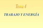 Trabajo y energía. Introducción - ujaen.esjjgarcia/Material_FisicaI/4_Trabajo_y_energia(Tema).pdf · Si dividimos la fuerza en una componente tangente a la trayectoria y otra normal