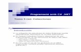 Programaci³ amb C# - users.dsic.upv. jlinares/csharp/Tema 5.pdf  Windows Forms fue el primer conjunto