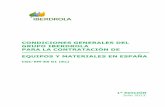 CONDICIONES GENERALES DEL GRUPO IBERDROLA PARA LA CONTRATACIÓN DE … · 2016-06-21 · “Aviso de expedición” es el documento a emitir por el Vendedor una vez cumplimentados
