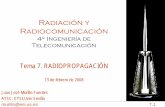 Radiación y Radiocomunicación - personal.us.espersonal.us.es/murillo/docente/radio/documentos/tema7.pdf · “Transmisión por radio” del prof. Hernándo Rábanos, ed. Ramón