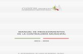 MANUAL DE PROCEDIMIENTOS DE LA CONTRALORÍA …transparencia.lagosdemoreno.gob.mx/wp-content/uploads/2018/03/... · formatos de Declaración Patrimonial ... vehicular y documentos