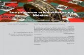 Los primeros criminalistas en México.revista.cleu.edu.mx/new/descargas/1703/articulos/Articulo15_los... · “El conocimiento de la historia te dará argumentos ... de la colonia