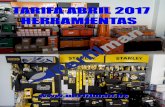 Herramientas - perfilman.esperfilman.es/wp-content/uploads/2017/04/Tarifa-Herramientas-x.pdf · Azulete en polvo de 1000 gr. 17,80 030697 Flexometro bimaterial Tylon 5 M 10,90 030657