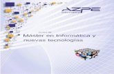 Curso de: Máster en Informática y nuevas tecnologíasazpe.es/wp-content/uploads/2017/06/Curso-Master-Nuevas-Tecnologia… · desarrollo de aplicaciones web y aplicaciones para dispositivos