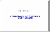 TEMA 9 - campus.usal.escampus.usal.es/~ehe/perote/documentos/Macro II Tema 9.pdf · • La crisis aumentó de la incertidumbre y redujo drásticamente la demanda y la producción.