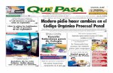Maracaibo, lunes 9 de octubre de 2017 Maduro pidió hacer ...2017.quepasa.com.ve/site/wp-content/uploads/2017/10/DQP2437.pdf · te el problema de la alimentación y la insegu- ...