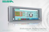 Industrial Automation - asetyc.com · ESA electrónica lanza su primera gama de productos HMI (interfaz hombre-máquina), abandonando