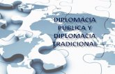 Diplomacia Pública y Diplomacia Tradicional · • La diplomacia como medio de comunicación se va gestando desde la Alta Edad Media. ... Estructura de la Diplomacia Pública de