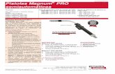 Pistolas Magnum PRO semiautomáticas - lincolnelectric.com€¦ · Tregaskiss es una marca comercial de Tregaskiss, subsidiaria de propiedad total de Illinois Tool Works. Diámetro