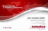 Nuestra Estrategia, SGI - Sistema de Gestión de la Calidad … y seguridad/ISO 31000... · 2016-09-26 · 31010 ISO Guide 73:2009 ISO 31000:2009. Antecedentes La gestión integral