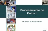 Procesamiento de Datos II - Blog de Luis Castellanos · procesador de textos, de hoja de cálculo y de base de datos. Procesamiento de Datos II 20 Procesamiento de Datos II ... Procesamiento
