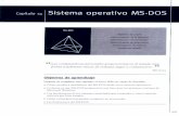 Sistema operativo MS-DOS - Universidad América Latinaual.dyndns.org/Biblioteca/Sistemas_Operativos/Pdf/Unidad_14.pdf · texto se incluye como un ejemplo. ... máquinas de 8 bits