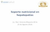 Soporte nutricional en hepatopatías - sunut.org.uy · Factores que alteran la interpretación de los índices de valoración nutricional en la hepatopatía grave VARIABLE FACTORES