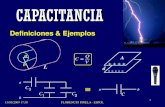 CAPACITANCIA - Noticias y Actividades de ESPOLblog.espol.edu.ec/jeissoncastillo/files/2015/05/Capacitancia.pdf · El Capacitor de Placas Planas y Paralelas Q C V {•Q, valor absoluto