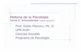 Historia de la Psicología - academic.uprm.eduacademic.uprm.edu/~eddiem/psic3046/HTMLobj-133/hist-psic-cap-2-a… · Asociacionismo del S. 18 ... fundamento a Thorndike. ImmanuelKant