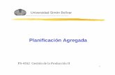 Universidad Simón Bolívar - Usuarios de prof.usb.veprof.usb.ve/nbaquero/USB Planificacion Agregada.pdf · 2005-10-03 · ♦ Personas que entiendan tanto el proceso de modelado