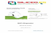 MANUAL REPETIDOR WIFI SILICEOtienda.siliceo.es/myfiles/wifi_REPEATER_300_SILICEO_7W211... · 2016-04-08 · NOTA: Si necesita reiniciar el Repetidor Wi-Fi, hay que pulsar y mantener