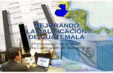 MEJORANDO LA CALIFICACIÓN DE GUATEMALA · de riesgo político, de riesgo financiero de riesgo económico y de riesgo externo, que se componen de una serie de indicadores, a los