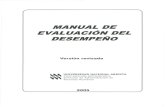 MANUAL DE EVALUACiÓN DEL DESEMPEÑObiblioteca.iplacex.cl/RCA/Manual de evaluación del desempeño.pdf · MANUAL DE EVALUACiÓN DEL DESEMPEÑO ... Definiciones operacionales _n n