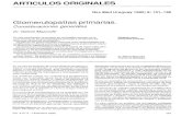 Glomerulopatías primarias. - Revista Médica del Uruguay · 2006-05-26 · cas, síndrome nefrfticc agudo o sindrome nefrótico. El depósito de IgA puede asociarse tambien a lesión