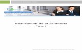 Realización de la Auditoría - rediie.com · !1 Realización de la Auditoria ... Inicio, Planificación y Preparación de la Auditoría 5 ... la comunicación del programa y plan