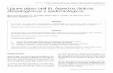 Liquen plano oral (I). Aspectos clínicos, etiopatogénicos ...scielo.isciii.es/pdf/odonto/v22n1/original1.pdf · liquen plano oral evaluados en la Facultad de Odontología de la