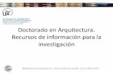 Doctorado en Arquitectura. Recursos de información para …bib.us.es/arquitectura/sites/bib3.us.es.arquitectura/files/m-d... · Consorcio Andaluz de Bibliotecas ... son tesis. DIALNET