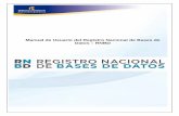 Manual de Usuario del Registro Nacional de Bases de ... Editar Canales 25 5.5.3 Cargar ... El manual de usuario contiene los lineamientos de uso del sistema Registro Nacional de Bases