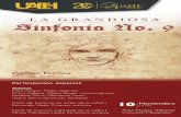 Sinfonía No. 9 L. v. Beethoven · 2018-02-28 · dos misas, 32 sonatas para piano, cinco conciertos para piano, un concierto para violín, un triple concierto para ... (2001) en