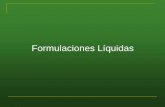 Formulaciones Líquidas - ecaths1.s3.amazonaws.comecaths1.s3.amazonaws.com/terapeutica/Formulaciones Liquidas 78.pdf · Liquidos concentrados solubles en agua ... Desarrollar formulaciones
