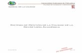 MANUAL DE LA CALIDADuniq.uach.mx/documentos/28/SGC/DOC/29a/MANUAL.pdf · D 4.2.2 SA 01 2 de 34 Rev. 13 Facultad de Contad uría y Administración Universidad Autónoma de Chihuahua