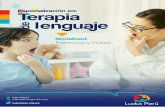 terapia del lenguaje 2 - ludusperu.org.pe · Dislalia y su corrección IV. Retraso simple de lenguaje ... •Elaboración de un cuaderno modelo (fonema rr) •Conceptos básicos •Niveles