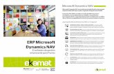 Microsoft Dynamics NAV - Implantamos Navision ERP y …€¦ · ERP Microsoft Dynamics NAV El software de gestión empresarial para Pymes Microsoft Dynamics NAV Microsoft Dynamics