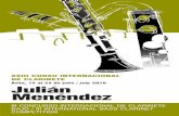 2018 Julián Menéndez · III CONCURSO INTERNACIONAL DE CLARINETE ... Miguel Yuste, como uno de los ... Es un compositor neorromántico que dedicó la mayor parte de su obra al clarinete,