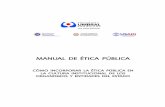 MANUAL DE ÉTICA PÚBLICA - mic.gov.py DE ETICA PUBLICA.pdf · Metodología para la construcción del código de buen gobierno-----183 Procedimiento para la elaboración de un código