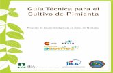 Guía Técnica para el Cultivo de Pimienta - innovacion.gob.sv · A Características del Cultivo de la Pimienta con Baja Inversión 2 I. Cobertura Verde 2 ... orgánicos (yerbas secas,