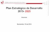 Plan Estratégico de Desarrollo 2015- 2025paginasweb.univalle.edu.co/~planeacion/Analisis/Riesgos/Documentos... · Propuesta para la formulación del plan *El Consejo Superior recibirá