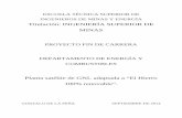 Titulación: INGENIERÍA SUPERIOR DE MINASoa.upm.es/32401/1/PFC_GONZALO_DE_LA_PENA.pdf · Tabla 6-7: Características del vaporizador de GNL de agua caliente ..... 46 Tabla 6-8: Resumen