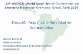 Situación Actual de la Ruralidad en Iberoaméricasocmef.com/socmef/images/pdf/exposiciones/la_salud_rural_en_ibero... · Ignacio Irarrázaval, El impacto redistributivo del gasto