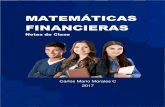 MATEMTICAS FINANCIERAS - Carlos Mario Morales C .Matemticas Financieras 3 I. Unidad de Aprendizaje