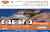 Video Curso Online de Medicina Interna en el Paciente Felino · CURSO ONLINE DE MEDICINA INTERNA EN EL PACIENTE FELINO UNIDADES TEMÁTICAS QUE INCLUYE EL CURSO UNIDÁD TEMÁTICA 1.